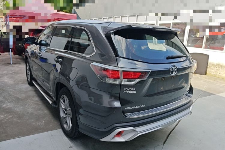 Used Toyota Highlander 2015 2.0T Four-Wheel Drive Luxury Edition 7-Seater Rear Left 45 Deg