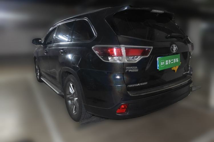 Used Toyota Highlander 2015 2.0T Four-Wheel Drive Luxury Edition 7-Seater Rear Left 45 Deg