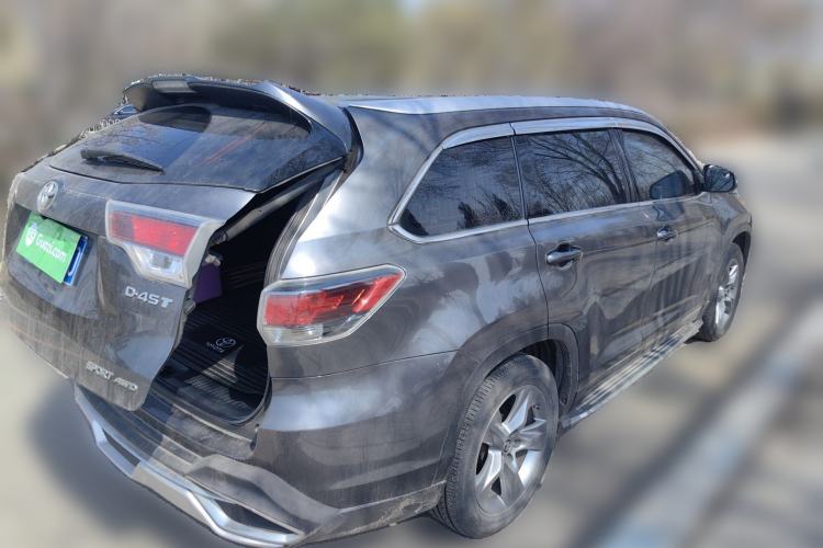 Used Toyota Highlander 2015 2.0T Four-Wheel Drive Luxury Edition 7-Seater Rear Right 45 Deg