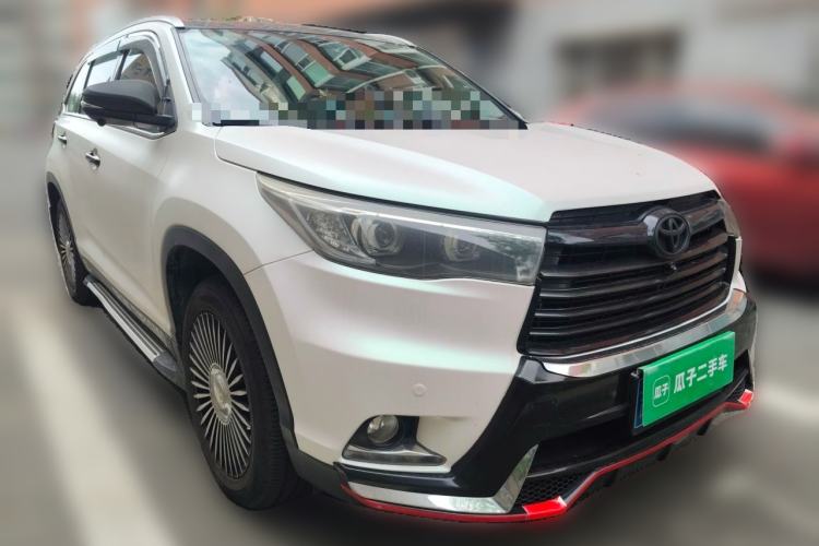 Used Toyota Highlander 2015 2.0T Four-Wheel Drive Luxury Edition 7-Seater Front Right 45 Deg