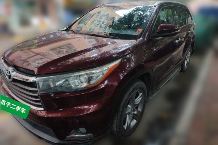 Used Toyota Highlander 2015 2.0T Four-Wheel Drive Luxury Edition 7-Seater Guazi used car, China used car export, Used car for sale, Used cars, Cheapest cars for sale