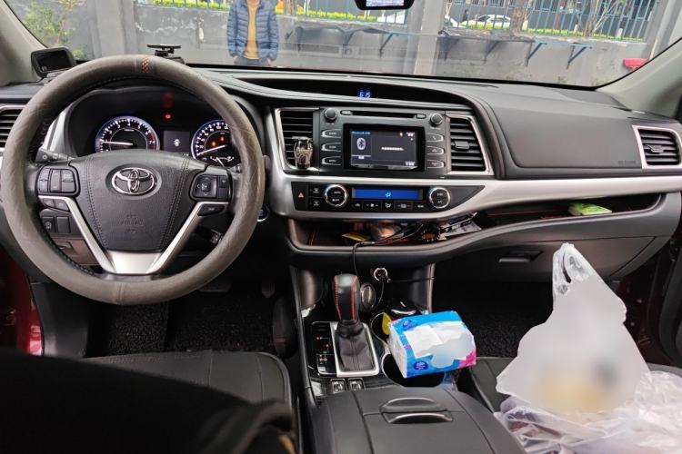 Used Toyota Highlander 2015 2.0T Four-Wheel Drive Luxury Edition 7-Seater Center Console