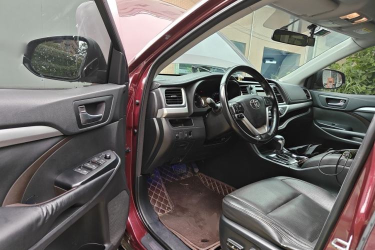 Used Toyota Highlander 2015 2.0T Four-Wheel Drive Luxury Navigation Version with 7 Seats Driver Seat