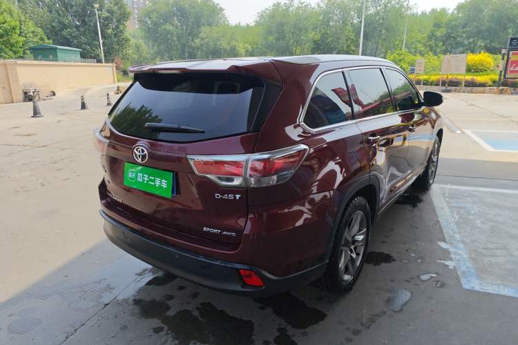 Used Toyota Highlander 2015 2.0T Four-Wheel Drive Luxury Edition 7-Seater Exterior 2