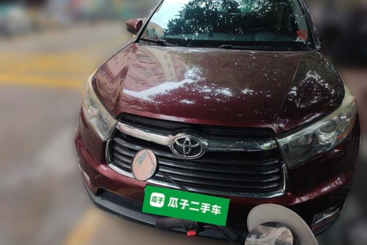 Used Toyota Highlander 2015 2.0T Four-Wheel Drive Luxury Edition 7-Seater Front