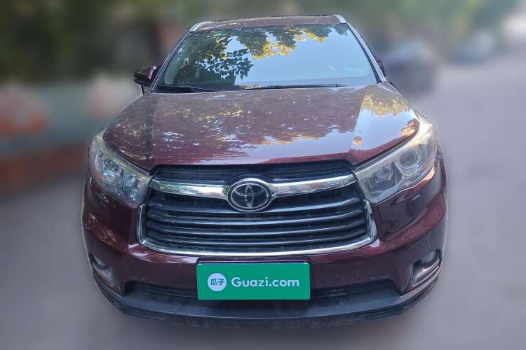 Used Toyota Highlander 2015 2.0T Four-Wheel Drive Ultimate Edition 7-Seater Front