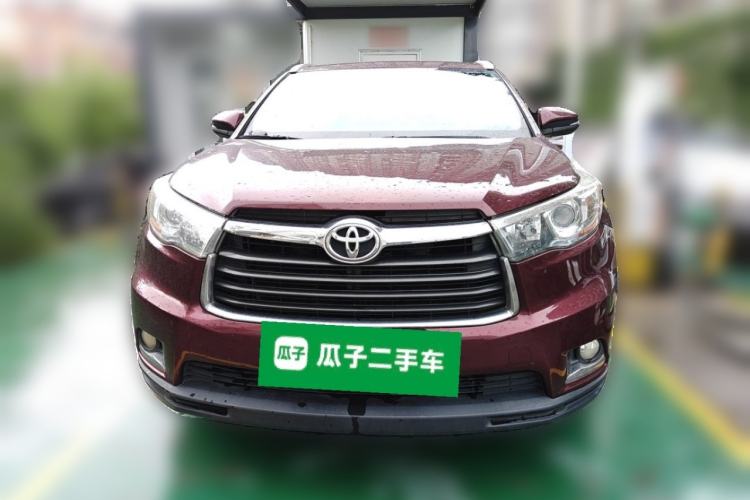 Used Toyota Highlander 2015 2.0T Four-Wheel Drive Luxury Navigation Version with 7 Seats Front