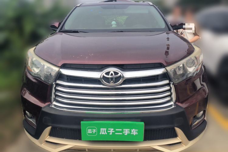 Used Toyota Highlander 2015 2.0T Four-Wheel Drive Luxury Navigation Version with 7 Seats Front