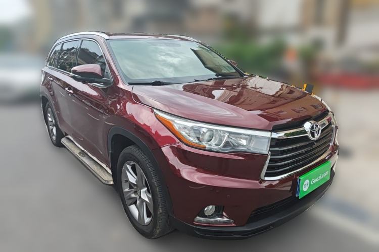 Used Toyota Highlander 2015 2.0T Two-Wheel Drive Luxury Navigation Version 7 Seats Front Right 45 Deg