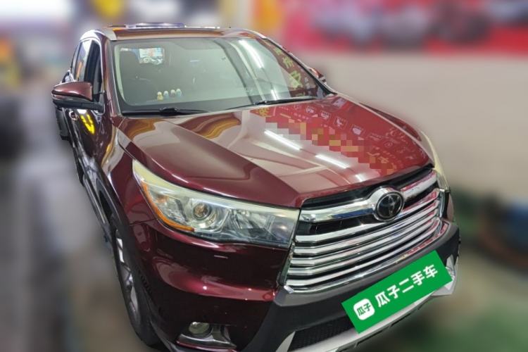 Used Toyota Highlander 2015 2.0T Four-Wheel Drive Ultimate Edition 7-Seater Front Right 45 Deg