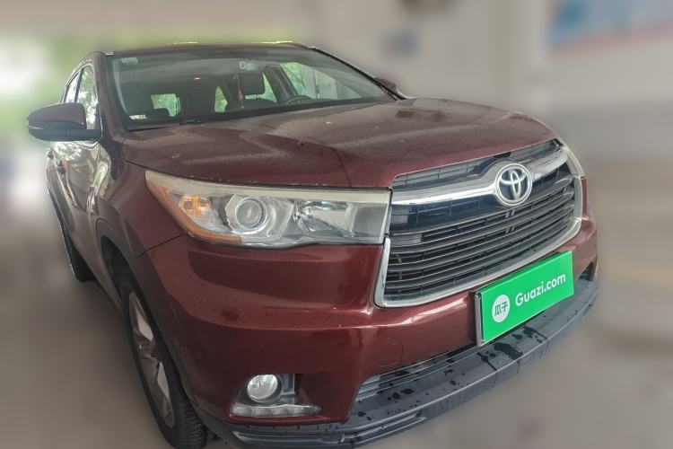 Used Toyota Highlander 2015 2.0T Four-Wheel Drive Luxury Navigation Version with 7 Seats Front Right 45 Deg