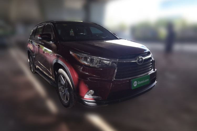 Used Toyota Highlander 2015 2.0T Four-Wheel Drive Ultimate Edition 7-Seater Front Right 45 Deg