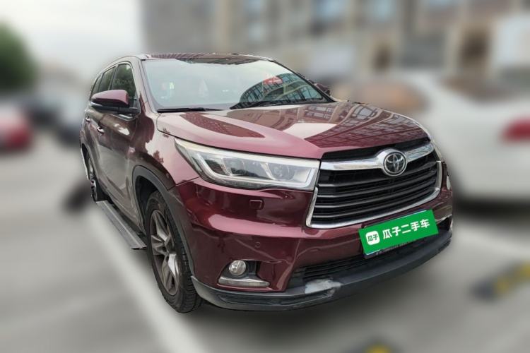 Used Toyota Highlander 2015 2.0T Four-Wheel Drive Ultimate Edition 7-Seater Front Right 45 Deg