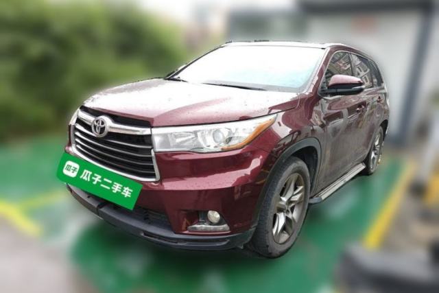 Used Toyota Highlander 2015 2.0T Four-Wheel Drive Luxury Navigation Version with 7 Seats