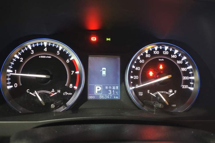 Used Toyota Highlander 2015 2.0T Two-Wheel Drive Luxury Edition 7 Seats Instrument Cluster