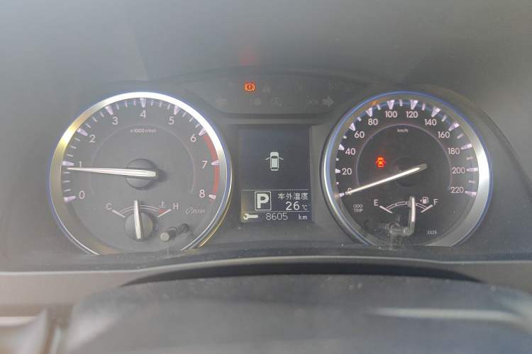 Used Toyota Highlander 2015 2.0T Four-Wheel Drive Luxury Edition 7-Seater Instrument Cluster