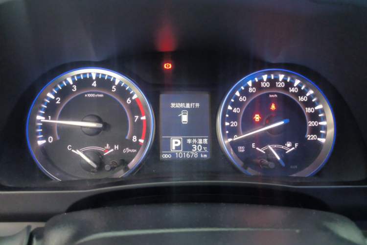 Used Toyota Highlander 2015 2.0T Four-Wheel Drive Luxury Navigation Version with 7 Seats Instrument Cluster