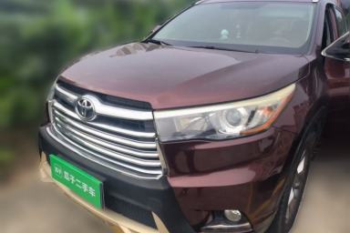 Used Toyota Highlander 2015 2.0T Four-Wheel Drive Luxury Navigation Version with 7 Seats