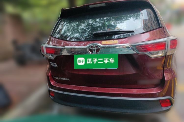 Used Toyota Highlander 2015 2.0T Four-Wheel Drive Luxury Edition 7-Seater Rear
