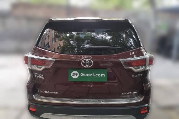 Used Toyota Highlander 2015 2.0T Four-Wheel Drive Luxury Edition 7-Seater Rear