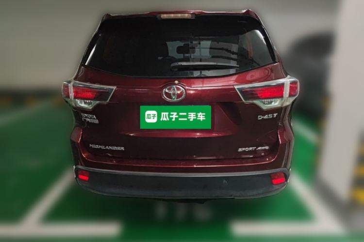 Used Toyota Highlander 2015 2.0T Four-Wheel Drive Luxury Edition 7-Seater Rear