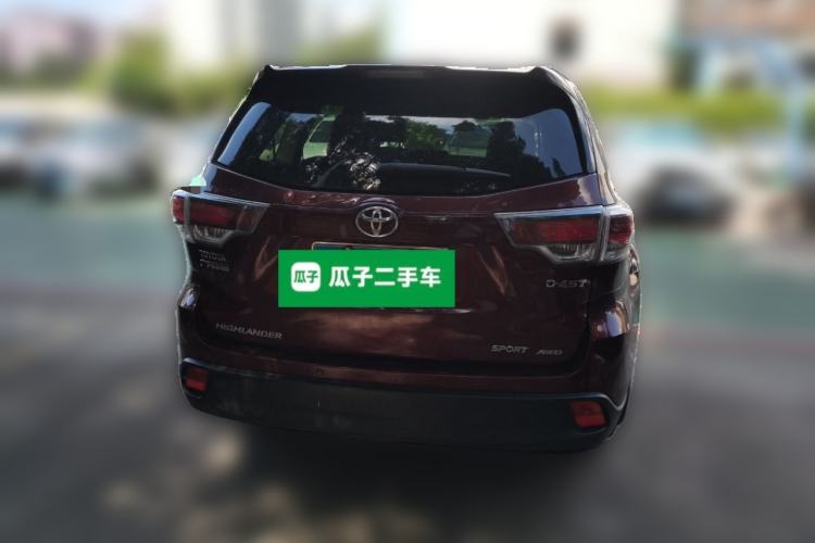Used Toyota Highlander 2015 2.0T Four-Wheel Drive Luxury Edition 7-Seater Rear