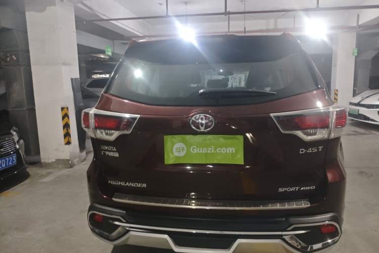 Used Toyota Highlander 2015 2.0T Four-Wheel Drive Luxury Edition 7-Seater Rear