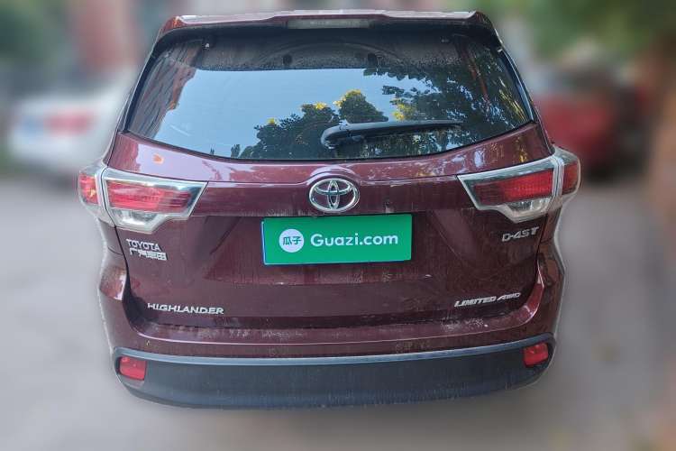 Used Toyota Highlander 2015 2.0T Four-Wheel Drive Ultimate Edition 7-Seater Rear
