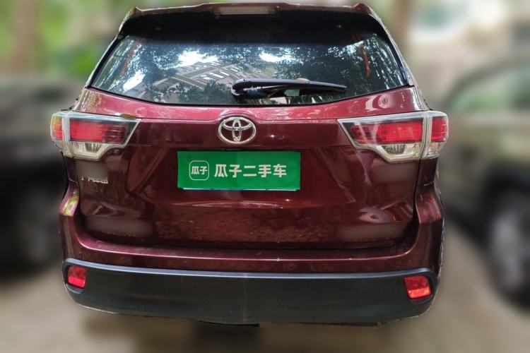 Used Toyota Highlander 2015 2.0T Four-Wheel Drive Ultimate Edition 7-Seater Rear