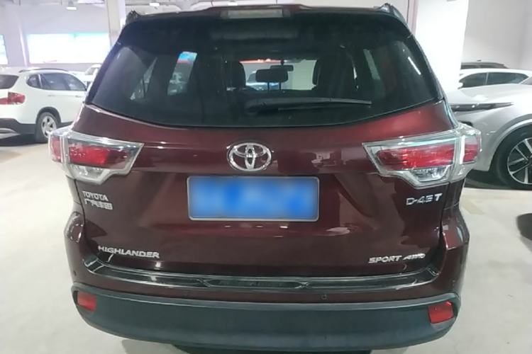 Used Toyota Highlander 2015 2.0T Four-Wheel Drive Luxury Edition 7-Seater Rear