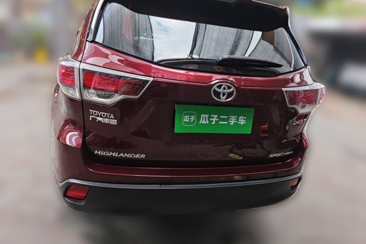 Used Toyota Highlander 2015 2.0T Four-Wheel Drive Luxury Edition 7-Seater Rear