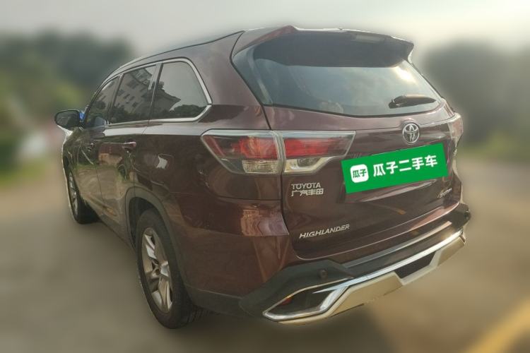 Used Toyota Highlander 2015 2.0T Four-Wheel Drive Luxury Edition 7-Seater Rear Left 45 Deg
