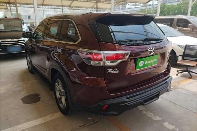 Used Toyota Highlander 2015 2.0T Four-Wheel Drive Luxury Edition 7-Seater Rear Left 45 Deg