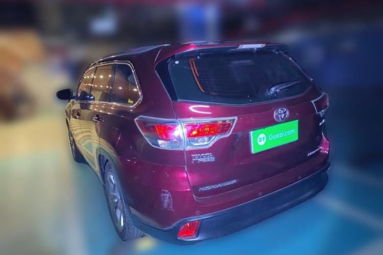Used Toyota Highlander 2015 2.0T Four-Wheel Drive Ultimate Edition 7-Seater Rear Left 45 Deg