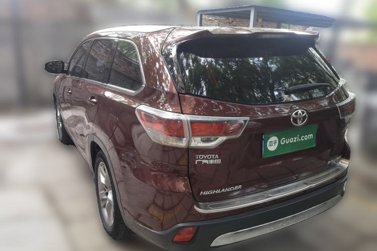 Used Toyota Highlander 2015 2.0T Four-Wheel Drive Luxury Edition 7-Seater Rear Left 45 Deg
