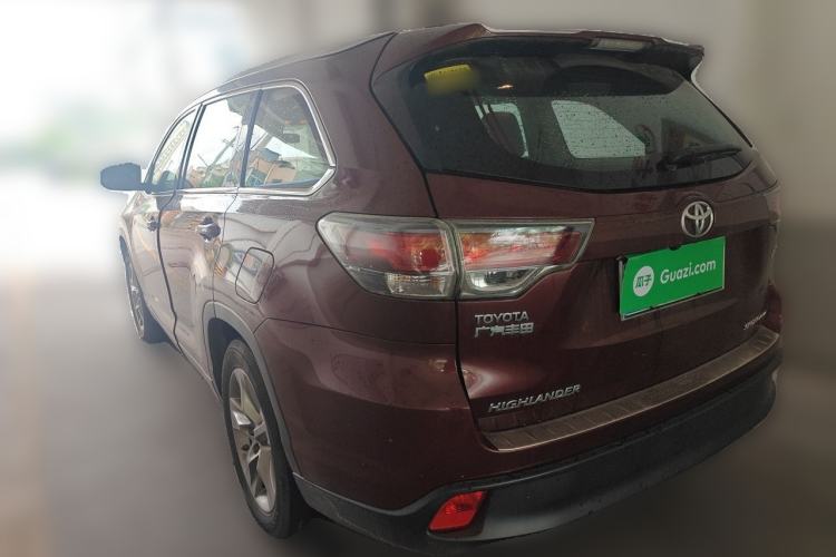 Used Toyota Highlander 2015 2.0T Four-Wheel Drive Luxury Navigation Version with 7 Seats Rear Left 45 Deg