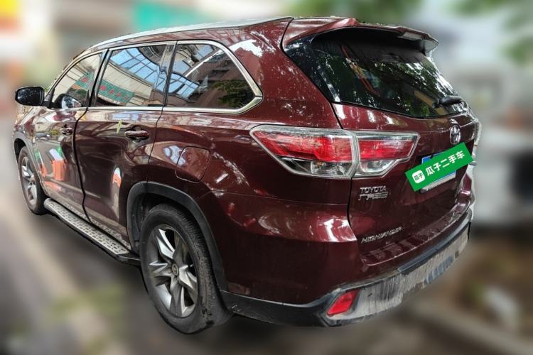 Used Toyota Highlander 2015 2.0T Two-Wheel Drive Luxury Edition 7 Seats Rear Left 45 Deg