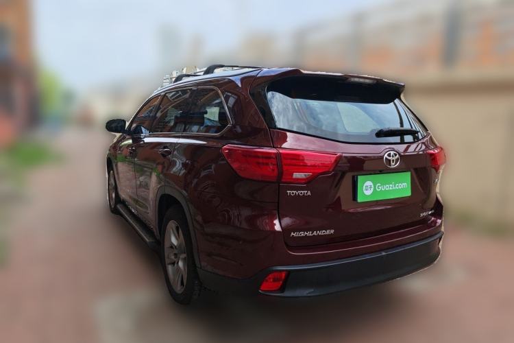 Used Toyota Highlander 2015 2.0T Four-Wheel Drive Luxury Edition 7-Seater Rear Left 45 Deg