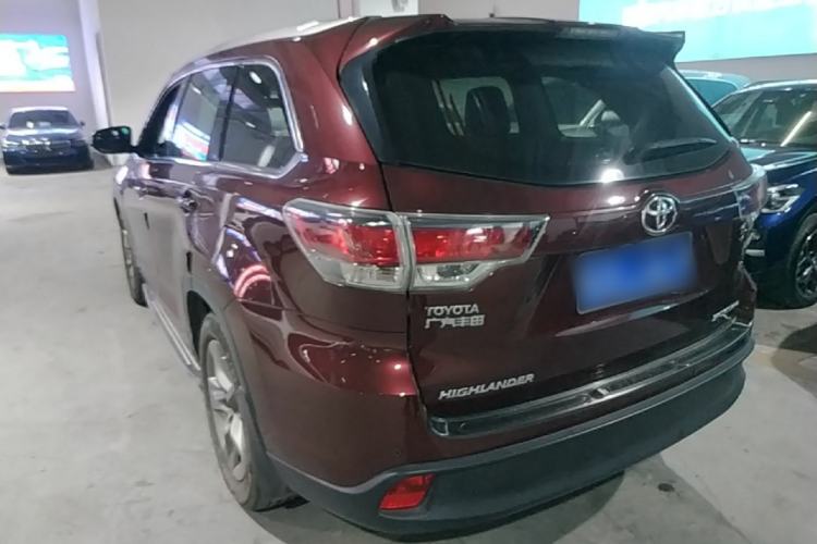 Used Toyota Highlander 2015 2.0T Four-Wheel Drive Luxury Edition 7-Seater Rear Left 45 Deg