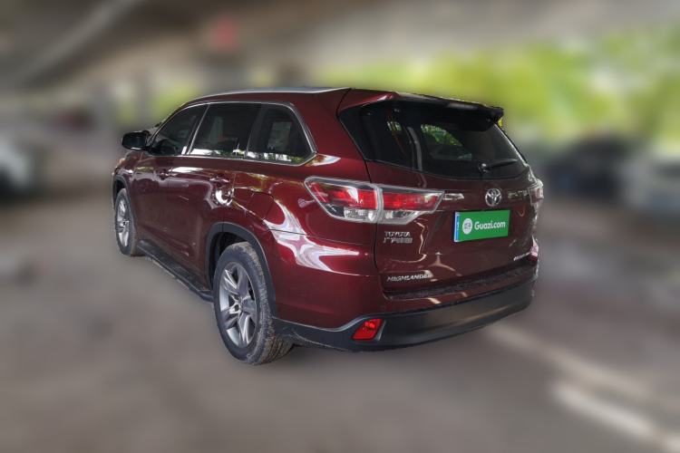 Used Toyota Highlander 2015 2.0T Four-Wheel Drive Ultimate Edition 7-Seater Rear Left 45 Deg