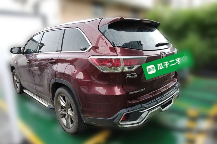 Used Toyota Highlander 2015 2.0T Four-Wheel Drive Luxury Navigation Version with 7 Seats Rear Left 45 Deg