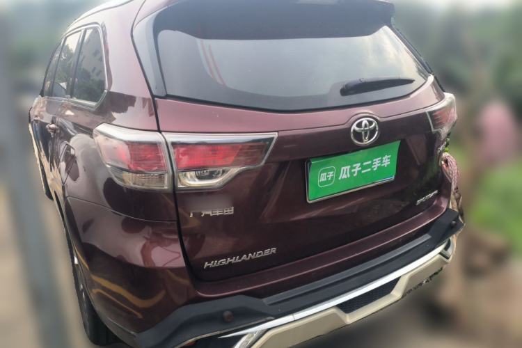 Used Toyota Highlander 2015 2.0T Four-Wheel Drive Luxury Navigation Version with 7 Seats Rear Left 45 Deg