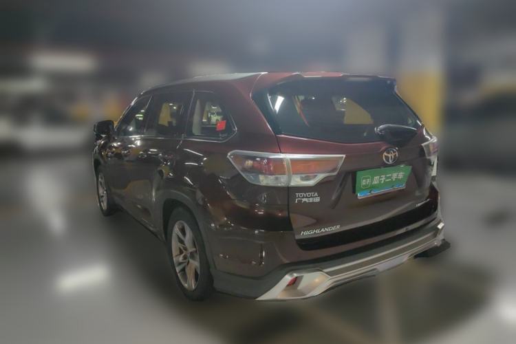 Used Toyota Highlander 2015 2.0T Four-Wheel Drive Ultimate Edition 7-Seater Rear Left 45 Deg