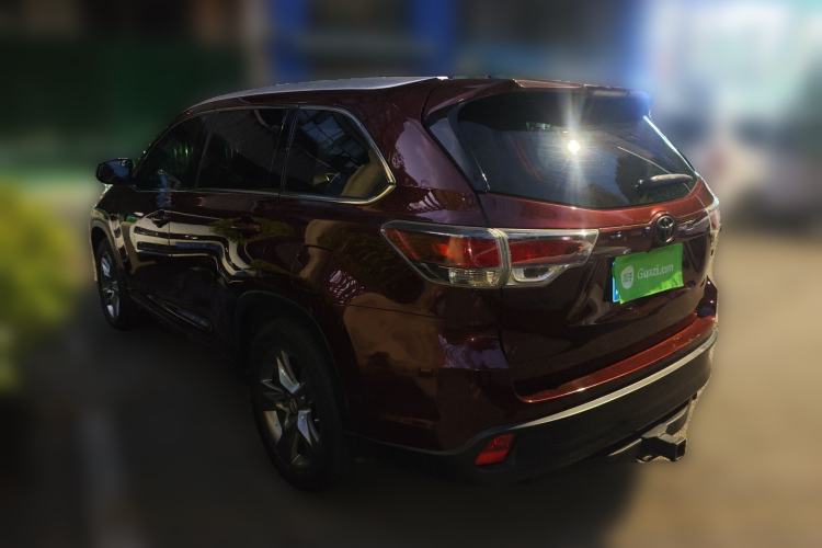 Used Toyota Highlander 2015 2.0T Four-Wheel Drive Luxury Edition 7-Seater Rear Left 45 Deg