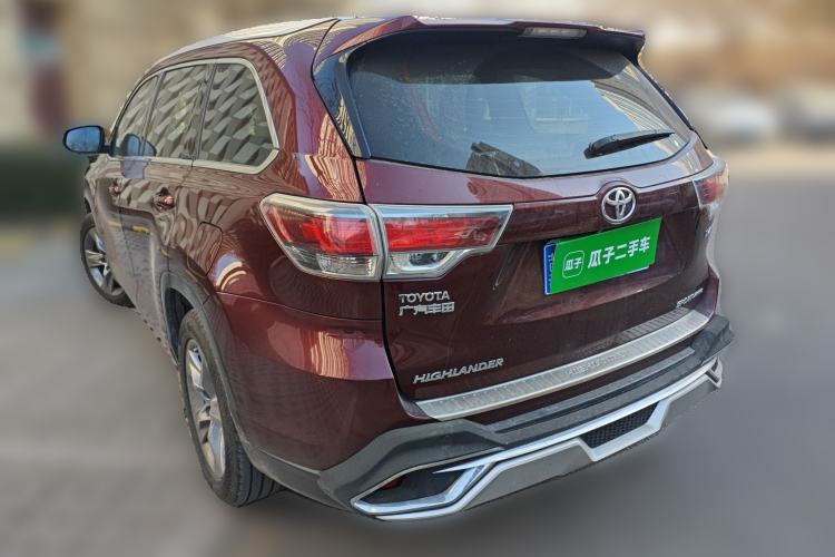Used Toyota Highlander 2015 2.0T Four-Wheel Drive Luxury Edition 7-Seater Rear Left 45 Deg