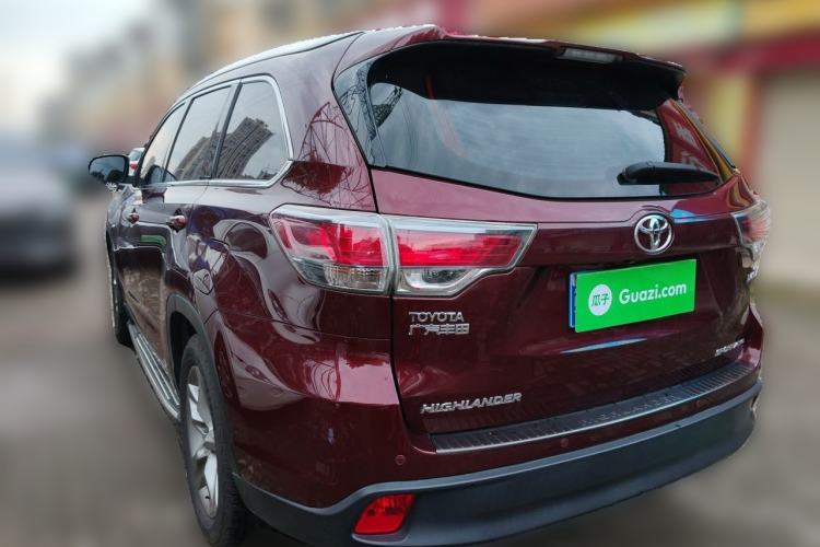 Used Toyota Highlander 2015 2.0T Four-Wheel Drive Luxury Edition 7-Seater Rear Left 45 Deg