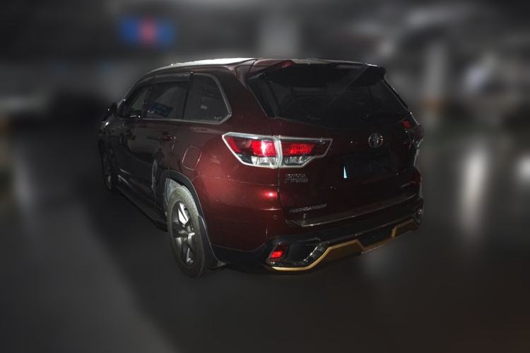 Used Toyota Highlander 2015 2.0T Four-Wheel Drive Luxury Edition 7-Seater Rear Left 45 Deg