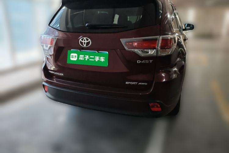 Used Toyota Highlander 2015 2.0T Four-Wheel Drive Luxury Edition 7-Seater Rear