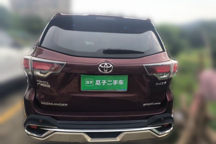 Used Toyota Highlander 2015 2.0T Four-Wheel Drive Luxury Navigation Version with 7 Seats Rear