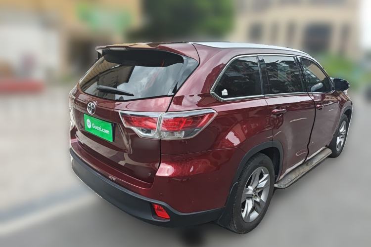 Used Toyota Highlander 2015 2.0T Two-Wheel Drive Luxury Navigation Version 7 Seats Rear Right 45 Deg